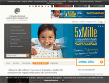 Tablet Screenshot of fondazionepatriziopaoletti.org