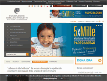 Tablet Screenshot of fondazionepatriziopaoletti.com